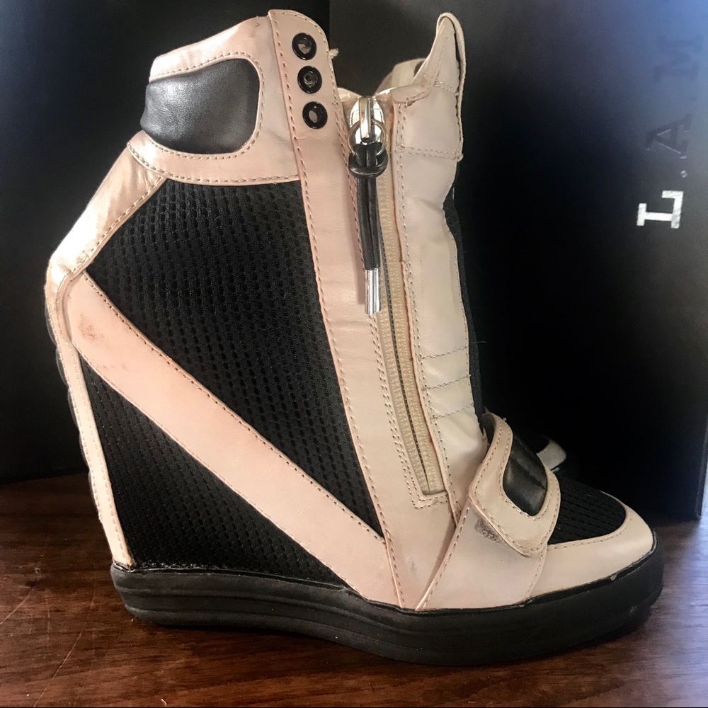 L.A.M.B Nala Wedge Sneaker US 8.5
